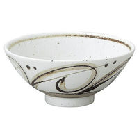 金正陶器 茶色唐草 鯛茶 身 65-51006031 1セット(6個)（直送品）