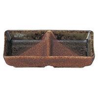 金正陶器 美濃伊賀 スタック2連皿 65-51061002 1セット(6個)（直送品）