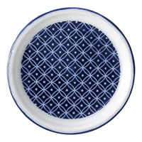 金正陶器 古青藍 藍七宝 薬味皿 65-51081090 1セット(6個)（直送品）