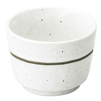 金正陶器 粉引ライン そば猪口 65-51122095 1セット(10個)（直送品）