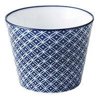 金正陶器 古青藍 藍七宝 蕎麦猪口 65-51281195 1セット(6個)（直送品）