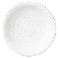 金正陶器 ねーじゅ 白マット 石目7.0皿 65-51501008 1セット(6個)（直送品）