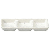 金正陶器 新粉引 石目3品盛 65-51520083 1セット(3個)（直送品）