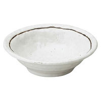 金正陶器 粉引ライン 石目4.0鉢 65-51522053 1セット(10個)（直送品）