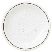 金正陶器 粉引ライン 石目6.0皿 65-51522010 1セット(6個)（直送品）