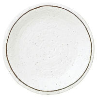 金正陶器 粉引ライン 石目5.0皿 65-51522012 1セット(10個)（直送品）