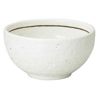 金正陶器 粉引ライン 石目5.0丼 65-51522034 1セット(6個)（直送品）