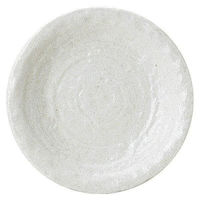 金正陶器 ゆず白陽 石目7.0皿 65-51529008 1セット(6個)（直送品）