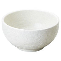 金正陶器 ゆず白陽 石目5.0丼 65-51529034 1セット(6個)（直送品）