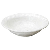 金正陶器 ゆず白陽 石目5.0鉢 65-51529051 1セット(6個)（直送品）