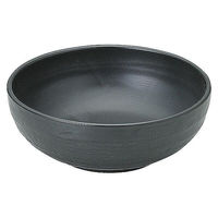 金正陶器 のあーる 黒マット 石目6.5ボウル 65-51530028 1セット(3個)（直送品）
