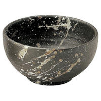 金正陶器 吹雪 石目5.0丼 65-51532034 1セット(6個)（直送品）