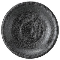 金正陶器 ゆず黒耀 石目8.0皿 65-51535006 1セット(3個)（直送品）