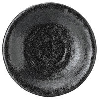 金正陶器 ゆず黒耀 石目6.0皿 65-51535010 1セット(6個)（直送品）