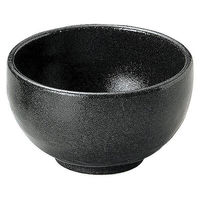 金正陶器 ゆず黒耀 石目4.2丼 65-51535035 1セット(6個)（直送品）
