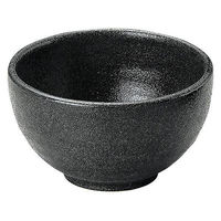 金正陶器 ゆず黒耀 石目4.0丼 65-51535036 1セット(10個)（直送品）