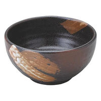 金正陶器 白刷毛唐津 石目5.0丼 65-51556034 1セット(6個)（直送品）