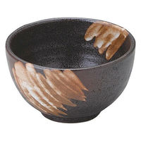 金正陶器 白刷毛唐津 石目4.0丼 65-51556036 1セット(10個)（直送品）