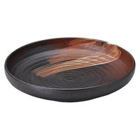 金正陶器 白刷毛唐津 石目尺盛鉢 65-51556080 1個（直送品）