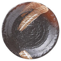 金正陶器 白刷毛唐津 石目8.0皿 65-51556006 1セット(3個)（直送品）