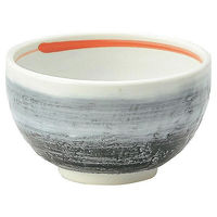 金正陶器 刷毛時雨 石目4.2丼 65-51582035 1セット(6個)（直送品）