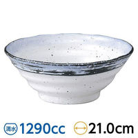 金正陶器 なごり雪 鳴門麺丼 65-51628033 1セット(3個)（直送品）