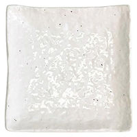 金正陶器 新粉引 石目6.0正角皿 65-51620063 1セット(6個)（直送品）