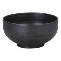 金正陶器 のあーる 黒マット 石目高浜5.5丼 65-51630030 1セット(6個)（直送品）