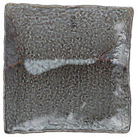 金正陶器 山がすみ 石目9.0正角皿 65-51638060 1個（直送品）