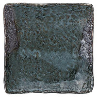 金正陶器 山がすみ 石目4.3正角皿 65-51638068 1セット(6個)（直送品）