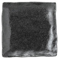 金正陶器 ゆず黒耀 石目6.0正角皿 65-51635063 1セット(6個)（直送品）