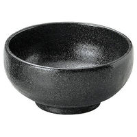 金正陶器 ゆず黒耀 石目高浜5.5丼 65-51635030 1セット(6個)（直送品）