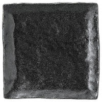 金正陶器 ゆず黒耀 石目7.0正角皿 65-51635062 1セット(3個)（直送品）