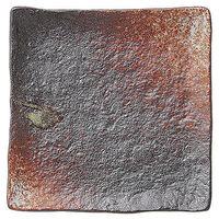 金正陶器 明志野 石目4.3正角皿 65-51662068 1セット(6個)（直送品）