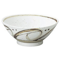 金正陶器 茶色唐草 5.8六兵衛 65-52306016 1セット(6個)（直送品）