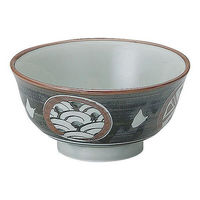 金正陶器 錆丸紋 深口5.0丼 65-52768037 1セット(6個)（直送品）