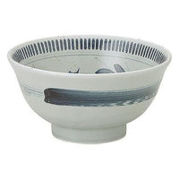 金正陶器 益子ツタ 深口6.5丼 65-52727034 1セット(3個)（直送品）