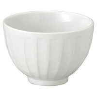 金正陶器 白 けずり十草4.8丼 65-52900022 1セット(6個)（直送品）