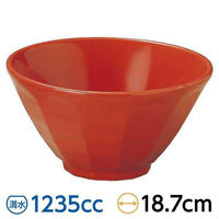 金正陶器 椿 けずり18.5cm丼 65-52940017 1セット(3個)（直送品）