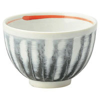 金正陶器 刷毛時雨 けずり十草4.2丼 65-52982023 1セット(6個)（直送品）