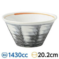 金正陶器 刷毛時雨 八面切立丼 65-52982055 1セット(3個)（直送品）