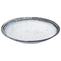 金正陶器 なごり雪 リップル7.5皿 65-53128003 1セット(6個)（直送品）