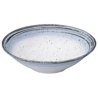 金正陶器 なごり雪 リップル8.0鉢 65-53128050 1セット(3個)（直送品）