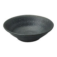 金正陶器 黒洋 リップル3.5鉢 65-53131059 1セット(10個)（直送品）