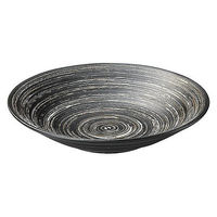 金正陶器 雪の舞 リップル8.5皿 65-53134002 1セット(3個)（直送品）