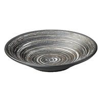 金正陶器 雪の舞 リップル4.8皿 65-53134009 1セット(10個)（直送品）