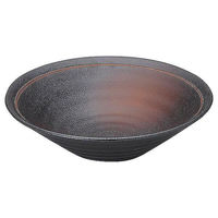 金正陶器 あけぼの リップル8.0鉢 65-53164050 1セット(3個)（直送品）