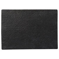 金正陶器 宵山水 28cm平長角皿 65-53762002 1個（直送品）