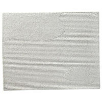 金正陶器 枯山水 32cm平長角皿 65-53712001 1個（直送品）