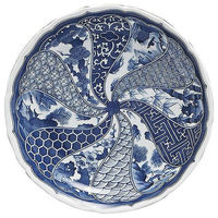 金正陶器 祥瑞 尺皿 65-54970016 1個（直送品）